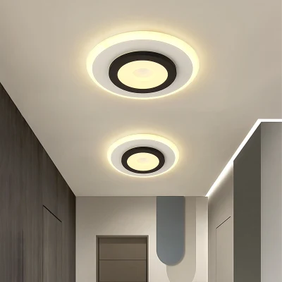 La habitación interior de la luz de techo de la forma cuadrada redonda al por mayor de la fábrica adorna la luz de techo del LED